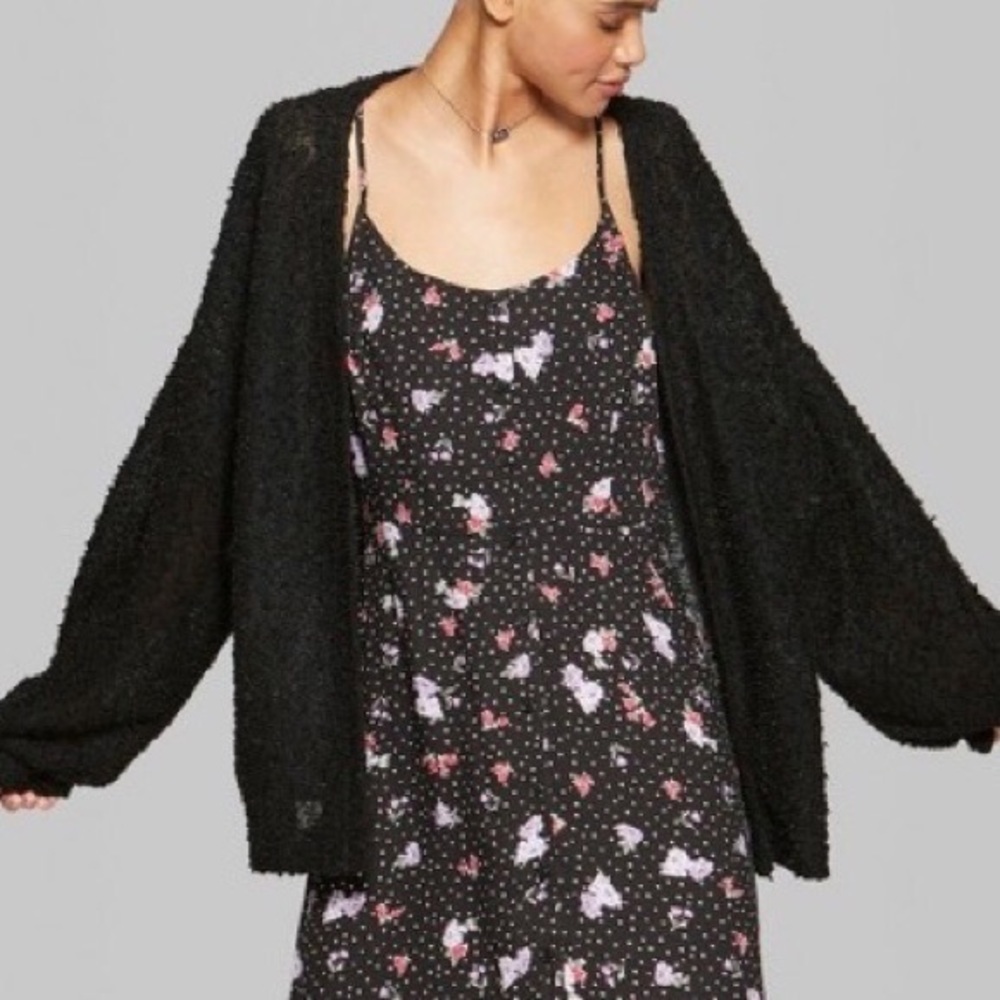 Wild Fable black popcorn cardigan